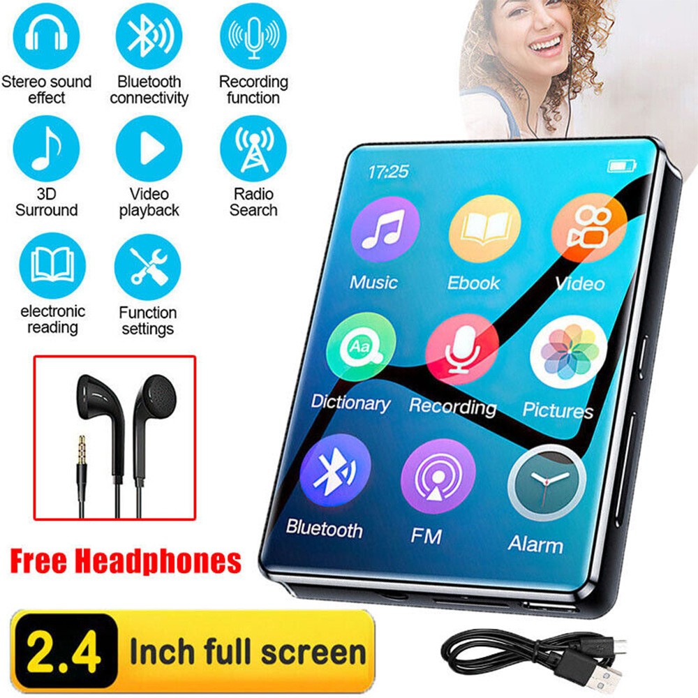 Support 128GB Bluetooth MP4/MP3 Lossless Music Player FM Radio Recorder Sport UK - Picture 26 of 28